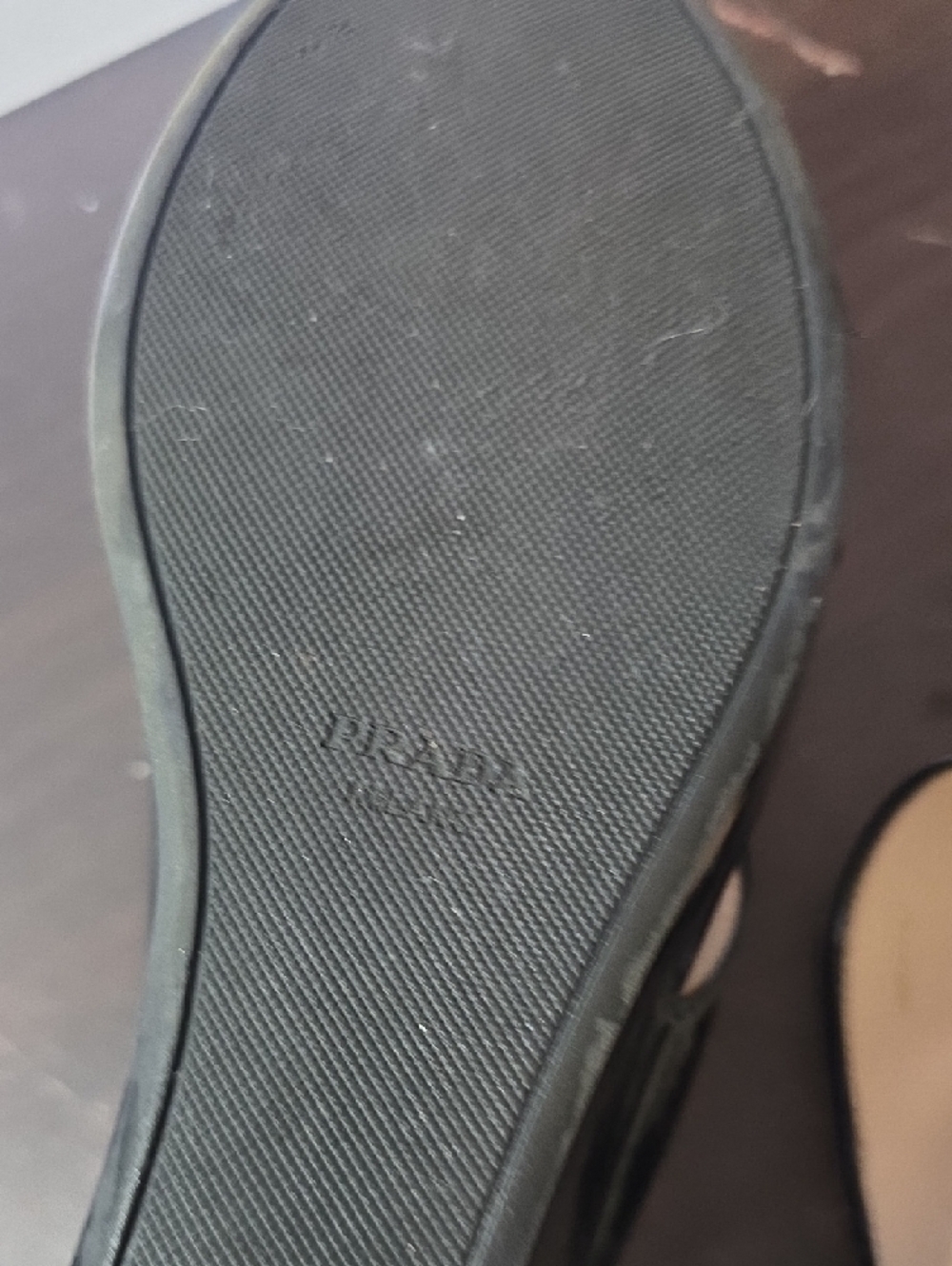 Prada Black Patent Leather Crisscross Mules - Picture 7 of 8